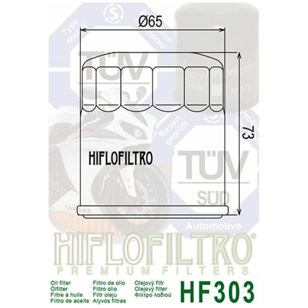 Filtre à huile Hiflofiltro HF303 - 2