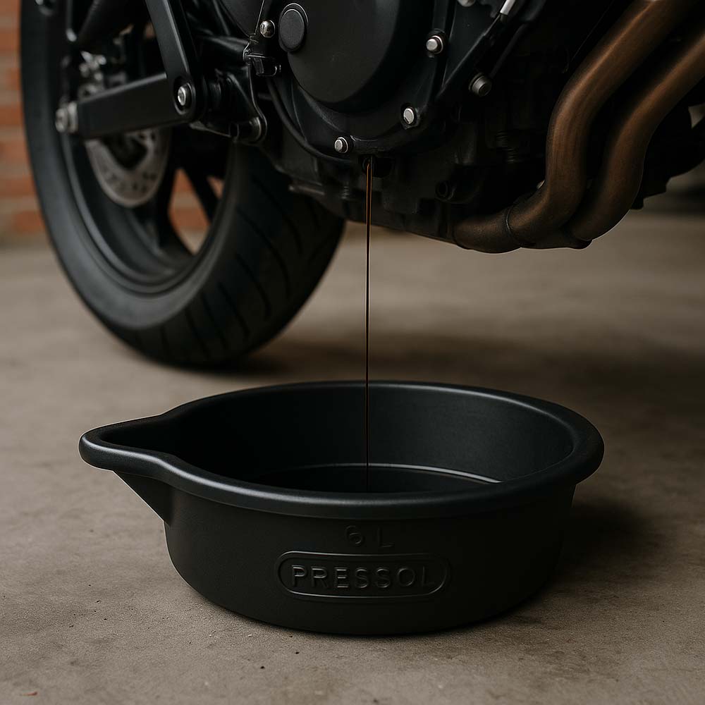 Bac récupérateur PRESSOL noir 6L