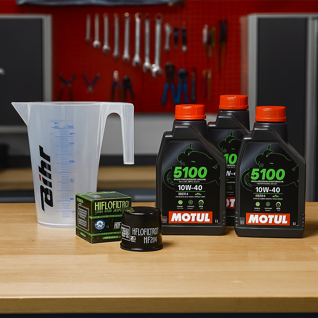 Kit vidange MT07-Tracer - huile Motul 5100 10W40