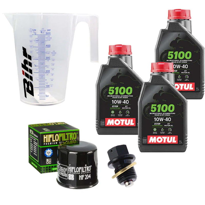 Kit vidange Yamaha MT07 - huile Motul 5100 10W40