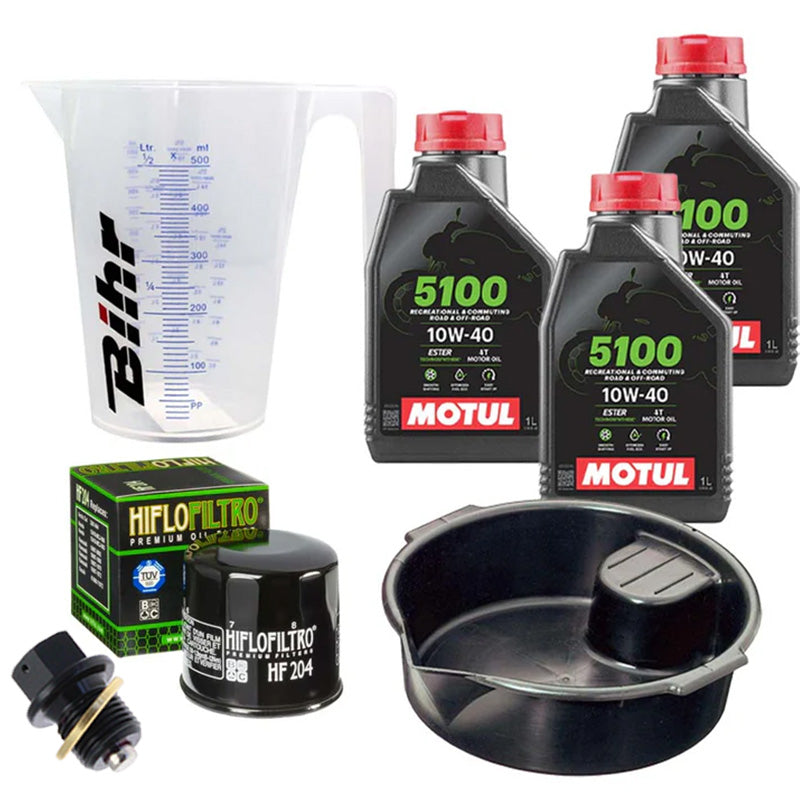 Kit vidange Yamaha MT07 - huile Motul 5100 10W40