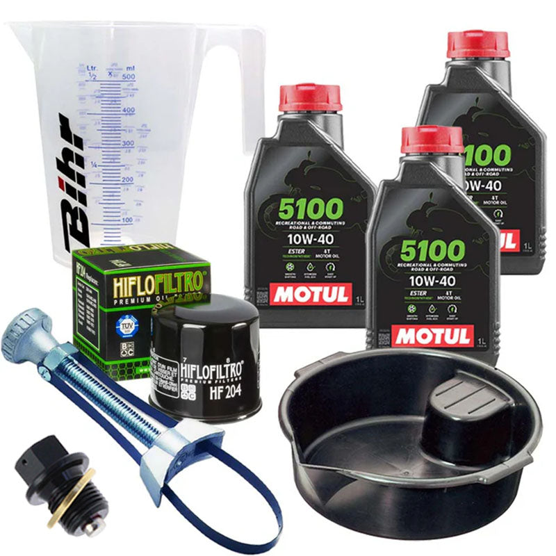 Kit vidange Yamaha MT07 - huile Motul 5100 10W40