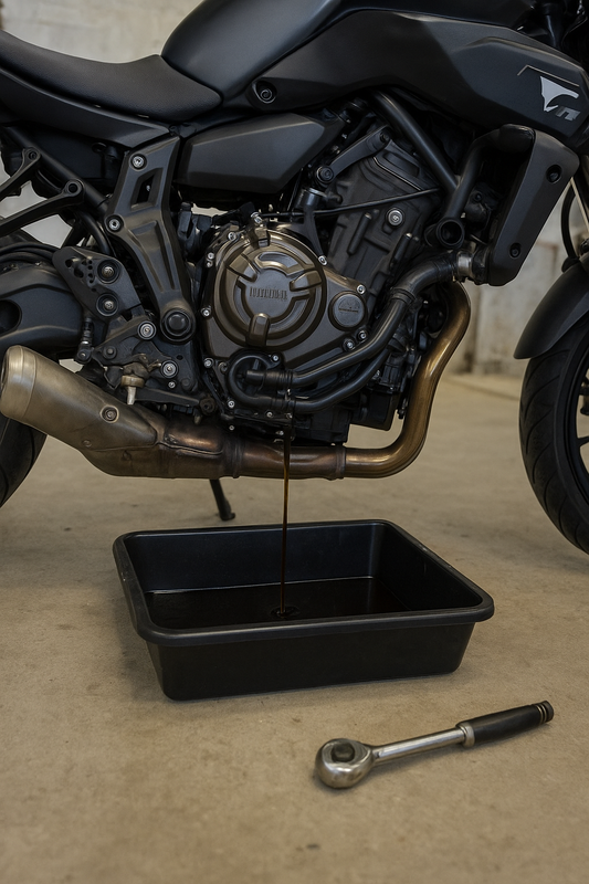 Vidange Yamaha MT-07 : guide complet pas à pas