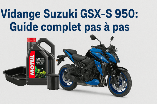 Vidange Suzuki GSX-S 950 : Guide complet pas à pas