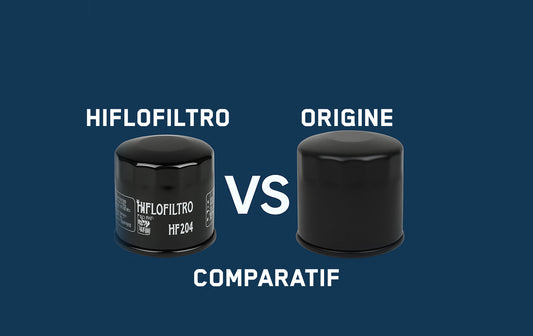 Comparatif filtres à huile moto : Hiflofiltro vs origine constructeur