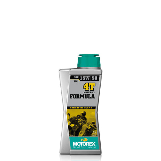 Huile moteur MOTOREX Formula 4T 15W50 – 1L – Semi-synthétique Moto 4 Temps - 1099390