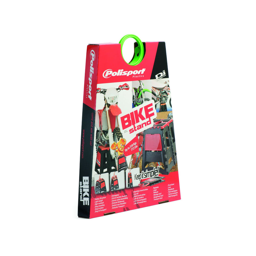 Lève-moto fixe repliable POLISPORT NOIR - 8981500007 - 2